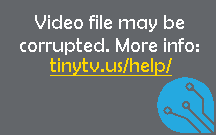 TinyTV Playback error TinyTV 2