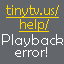 TinyTV Playback error TinyTV Mini