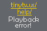TinyTV Playback error TinyTV DIY Kit